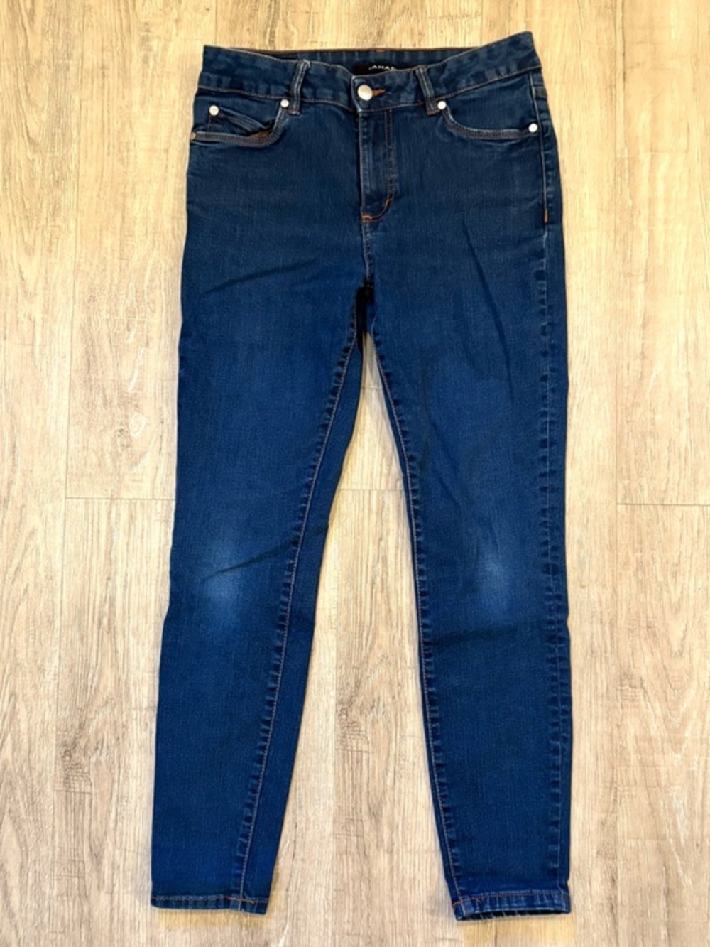 Tahari Dark Blue Kelly Mid-Rise Skinny Jeans 6 / 28